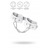 Белые узкие наручники-браслеты со скруглёнными углами - Pecado - купить с доставкой в Черкесске