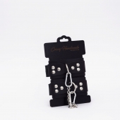 Черные кожаные наручники с регулируемыми ремешками - Crazy Handmade - купить с доставкой в Черкесске