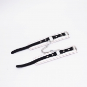 Бело-красные кожаные оковы - Crazy Handmade - купить с доставкой в Черкесске