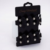 Черные кожаные наручники из звеньев - Crazy Handmade - купить с доставкой в Черкесске