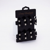 Черные кожаные оковы из звеньев - Crazy Handmade - купить с доставкой в Черкесске