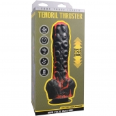 Черно-красная мини-машина на присоске Tendril Thruster - 21,6 см. - Doc Johnson - купить с доставкой в Черкесске