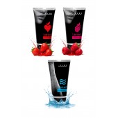 Набор из 3 лубрикантов JUJU (увлажняющий, клубника, малина) - JuJu - купить с доставкой в Черкесске