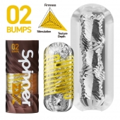 Мастурбатор Tenga Spinner DX 02 Bumps - Tenga - в Черкесске купить с доставкой