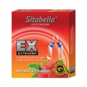 Стимулирующая насадка Sitabella Extender  Клубника - Sitabella - купить с доставкой в Черкесске