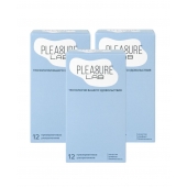 Набор из 3 упаковок ультратонких презервативов Pleasure Lab (по 12 шт.) - Pleasure Lab - купить с доставкой в Черкесске