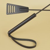 Черный кожаный стек «Сириус» - 60 см. - Sitabella - купить с доставкой в Черкесске