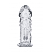 Прозрачная насадка на пенис Uco - 13 см. - A-toys - в Черкесске купить с доставкой