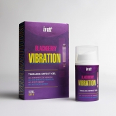 Стимулирующий гель с эффектом вибрации Blackberry Vibration - 15 мл. - INTT - купить с доставкой в Черкесске