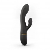 Черный вибратор-кролик Dorcel Glam Rabbit - 21 см. - Dorcel