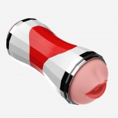 Двусторонний мастурбатор в колбе Power Grip Cup - вагина и ротик - Boys of Toys - в Черкесске купить с доставкой