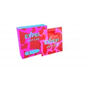 Презервативы с разогревающим эффектом Expert Hot Love - 3 шт. - Expert - купить с доставкой в Черкесске