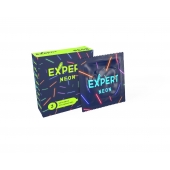 Светящиеся в темноте презервативы Expert Neon - 3 шт. - Expert - купить с доставкой в Черкесске