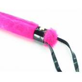 Нежная плеть с розовым мехом BDSM Light - 43 см. - БДСМ Арсенал - купить с доставкой в Черкесске