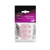 Прозрачная сквозная насадка на пенис с цветными шариками - Erowoman-Eroman - в Черкесске купить с доставкой