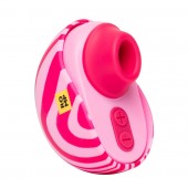 Розовый бесконтактный клиторальный стимулятор Romp Spin - ROMP