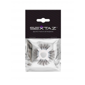 Эластичное эрекционное кольцо с черными «ресничками» - Sextaz - в Черкесске купить с доставкой