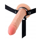 Мужской полый страпон на регулируемых ремнях - 18,5 см. - Sex Expert - купить с доставкой в Черкесске