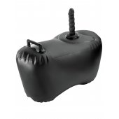 Черное надувное кресло с платформой для фиксации дилдо Body Dock Inflatable Love Seat - Pipedream - купить с доставкой в Черкесске
