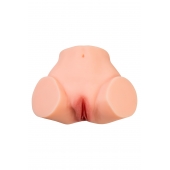 Телесный реалистичный мастурбатор-полуторс с 2 любовными входами - No Name - в Черкесске купить с доставкой