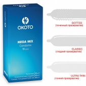 Презервативы OKOTO Mega Mix - 18 шт. - Sitabella - купить с доставкой в Черкесске