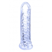 Прозрачная насадка-удлинитель Stretchy Touch - 18 см. - NMC - в Черкесске купить с доставкой