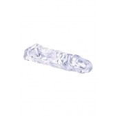 Прозрачная насадка-удлинитель Length Enhancer With Bullet с подхватом - 22,3 см. - NMC - в Черкесске купить с доставкой