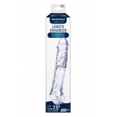 Прозрачная насадка-удлинитель Length Enhancer с подхватом - 22,3 см. - NMC - в Черкесске купить с доставкой