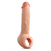 Телесная насадка-удлинитель Thrive 8.75 Inch Realistic Penis Extender Sleeve - 22,2 см. - Blush Novelties - в Черкесске купить с доставкой