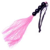 Розовая силиконовая плеть - 35,5 см. - Boys of Toys - купить с доставкой в Черкесске