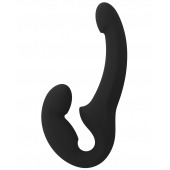 Черный безремневой страпон Share Lite - Fun Factory - купить с доставкой в Черкесске