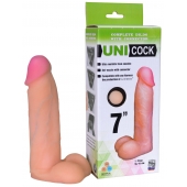 Фаллическая насадка Харнесс UNICOCK 7  - 19 см. - LOVETOY (А-Полимер) - купить с доставкой в Черкесске