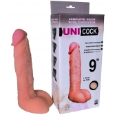 Фаллическая насадка Харнесс UNICOCK 9  - 24 см. - LOVETOY (А-Полимер) - купить с доставкой в Черкесске