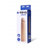 Реалистичная насадка с ярко выраженной головкой - 16,5 см. - A-toys - в Черкесске купить с доставкой