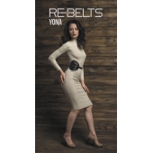 Пояс с клёпками Yona Black - Rebelts - купить с доставкой в Черкесске