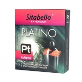 Стимулирующая насадка с шипиками по бокам Platino  Тайфун - Sitabella - купить с доставкой в Черкесске