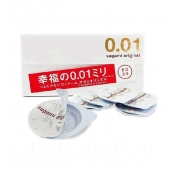 Супер тонкие презервативы Sagami Original 0.01 - 5 шт. - Sagami - купить с доставкой в Черкесске
