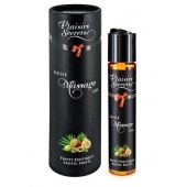 Массажное масло с ароматом экзотических фруктов Huile de Massage Gourmande Fruits Exotiques - 59 мл. - Plaisir Secret - купить с доставкой в Черкесске