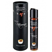 Массажное масло с ароматом крем брюле Huile de Massage Gourmande Creme Brulée - 59 мл. - Plaisir Secret - купить с доставкой в Черкесске