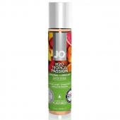Смазка с ароматом тропических фруктов JO Flavored Tropical Passion - 30 мл. - System JO - купить с доставкой в Черкесске