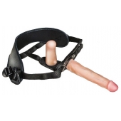 Женский страпон с вагинальной пробкой Woman Strap - 18 см. - LOVETOY (А-Полимер) - купить с доставкой в Черкесске