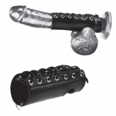 Сбруя на член на шнуровке 5  Cock Sheath - BlueLine - купить с доставкой в Черкесске