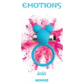 Голубое эрекционное виброколечко Emotions Minnie Breeze - Lola Games - в Черкесске купить с доставкой