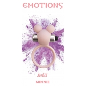 Розовое эрекционное виброколечко Emotions Minnie Light pink - Lola Games - в Черкесске купить с доставкой