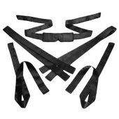 Бондажный набор из сатиновых лент Bordeaux 5 Piece Satin Bondage Set - XR Brands - купить с доставкой в Черкесске