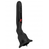 Чёрный вибростимулятор для головки члена с эффектом всасывания Vibrating Roto-Sucker - Pipedream - в Черкесске купить с доставкой