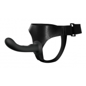 Страпон с изогнутой головкой Ultra Harness Curvy Dildo - 15,8 см. - Baile - купить с доставкой в Черкесске
