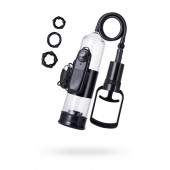 Вакуумная помпа A-toys с вибропулей и эрекционными кольцами - A-toys - в Черкесске купить с доставкой