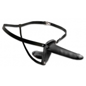 Женский страпон с вагинальной пробкой Double Penetrix Strap-on - 15 см. - Pipedream - купить с доставкой в Черкесске
