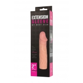 Телесная насадка-удлинитель Extension sleeve - 17 см. - Sitabella - в Черкесске купить с доставкой